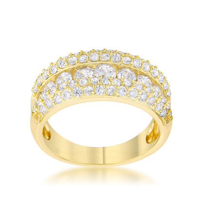 Luna Gold Classic Band Ring