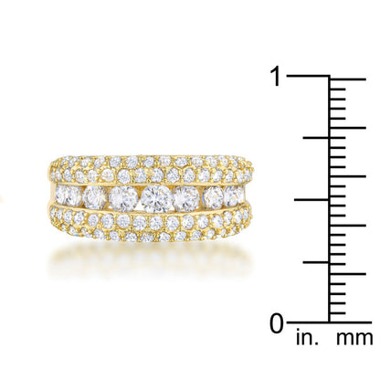 Luna Gold Classic Band Ring