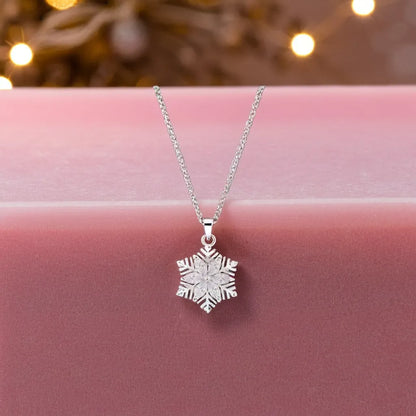 Brilliant Marquise Snowflake Pendant